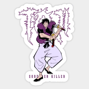 Toji JJK anime Fanart Sticker